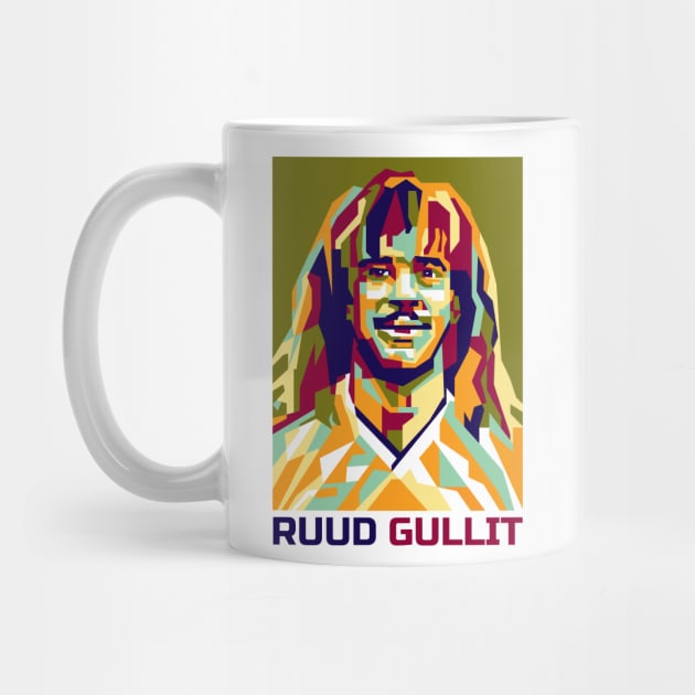 Abstract Ruud Gullit In WPAP by smd90